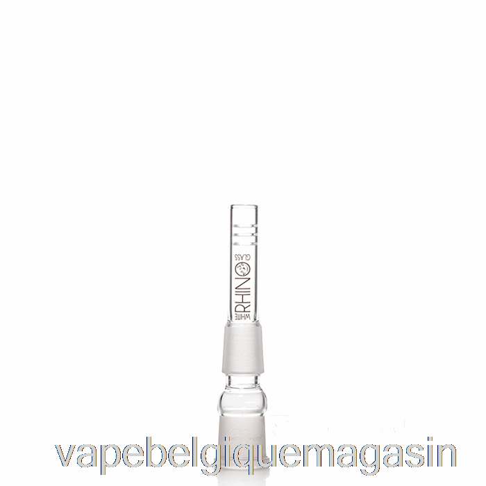 Vape Belgique Rhinocéros Blanc 19/19 Tige En Verre 3 Pouces